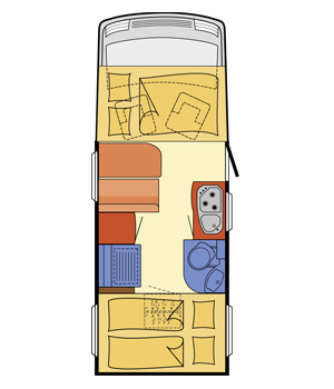 Wohnmobil Grundriss Luxury